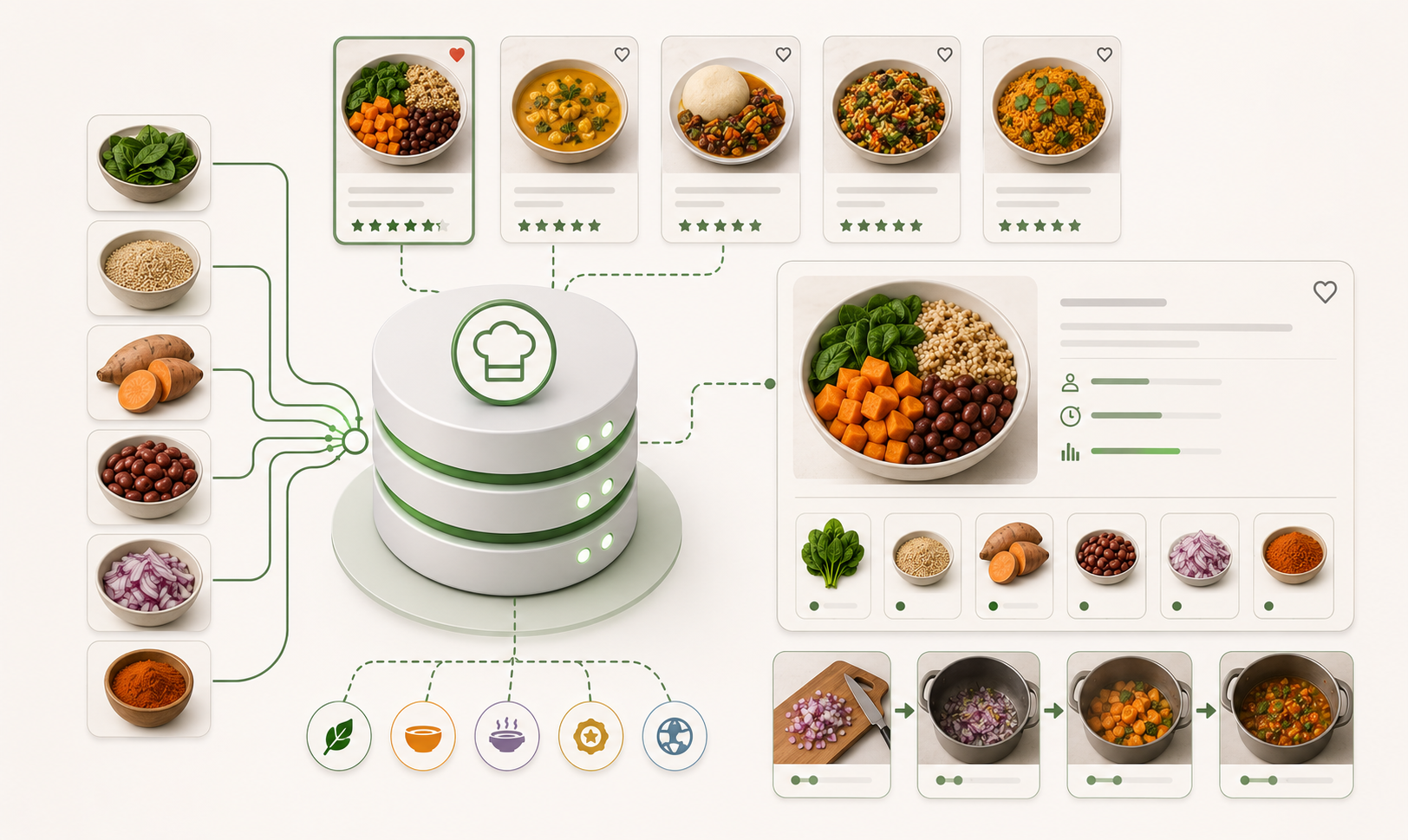 Recipe DB schematic