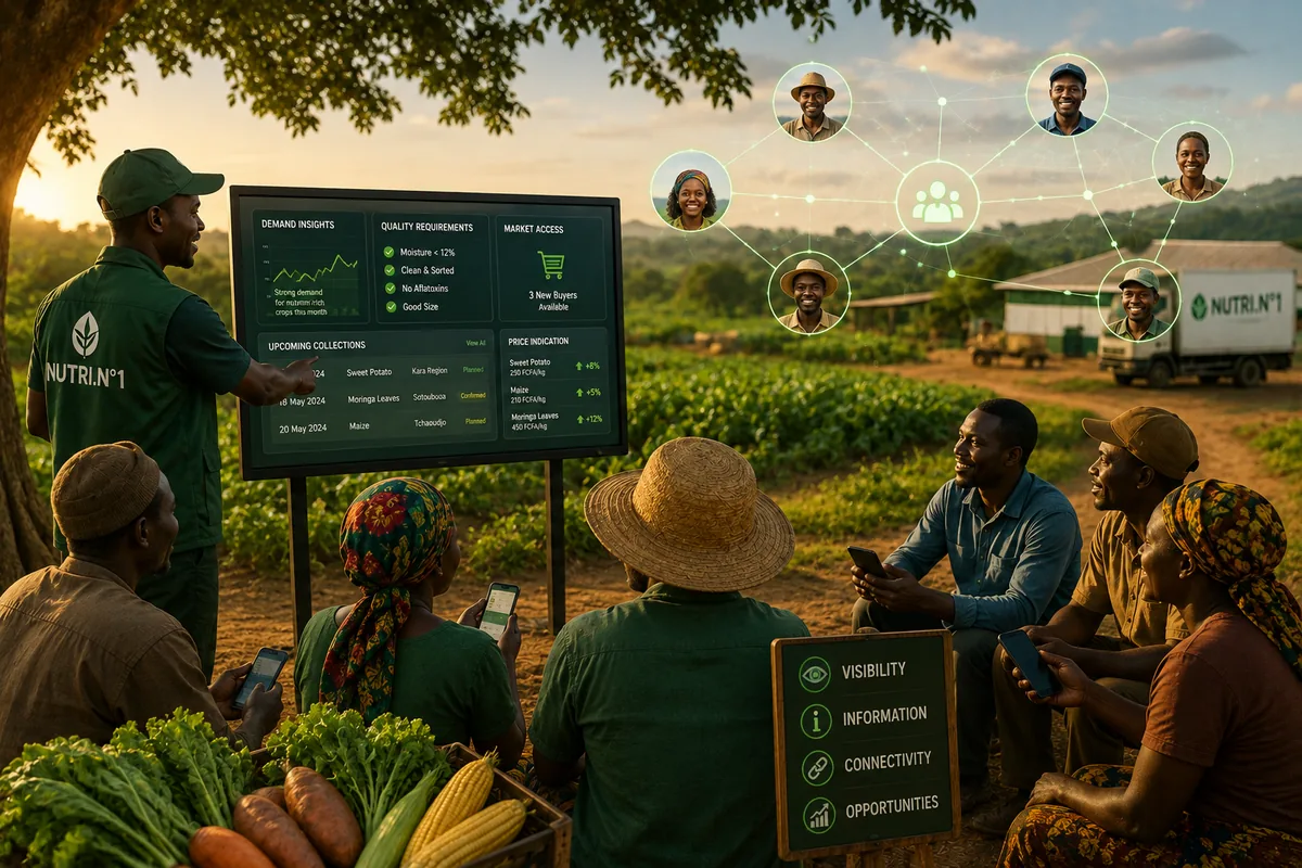 Connected producer network